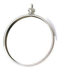 SILVER DOLLAR SILVER COLOR 38MM COIN PENDANT MOUNTING FINDING CF264