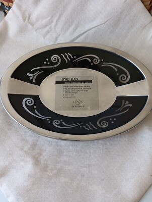 Lenox Spyro Black Bread Dish