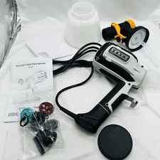 Paint-Sprayer, 700W HVLP Spray Gun with Cleaning & Blowing Joints, 4 Nozzle S...