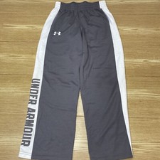UA Under Armour Boys Joggers Gray Loose Fit Active Running Youth Jogging Pants S