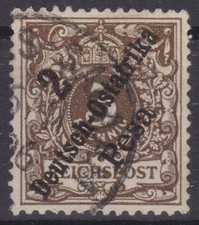 === Dt. Kolonie OSTAFRIKA Mi. 6d gest., kompetent gepr&uuml;ft, Kat. 45&euro; ===