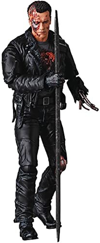 MAFEX No.191 Terminator 2 Judgment Day T-800 T2 BATTLE DAMAGE Ver. Action Figure - Picture 1 of 9