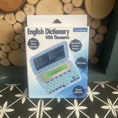 LEXIBOOK Elektronisches Englisch WÖRTERBUCH mit Thesaurus Grammer Phonetic - D650EN