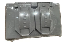 Bell Hubbell Outdoor 5180-0 Gray Single Gang Weatherproof Duplex Box Cover