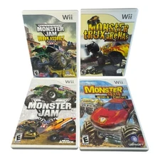 Wii Monster Truck Game Lot CIB – Monster Jam, Urban Assault, 4x4, Trux Arenas