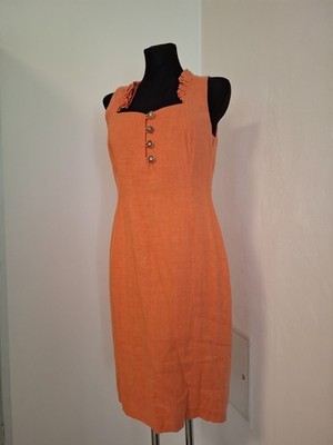 Steinbock Tirol  Etul Kleid. Gr. 38 . Leinen. Edel .Wie Neu.