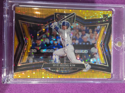 2025 Panini Select Diamond Level Hyeseong Kim #227 Gold Pulsar Prizm /10 Dodgers