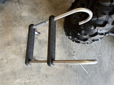 Folding Ladder for Fishing, Heavy-Duty Aluminum Pontoon Boat Ladder 2 Step