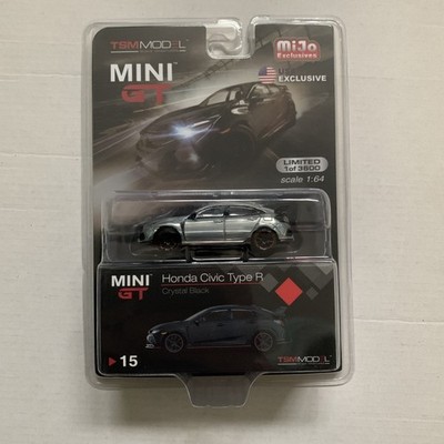 Mini GT Honda Civic Type R Crystal Black CHASE RAW MiJo US Exclusive TSM 1/64