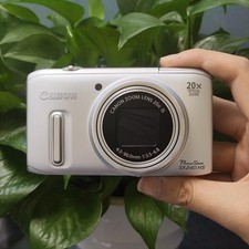 Canon PowerShot SX240 HS Silver Digital Camera Face Detection Great gift English