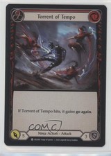 2020 Flesh and Blood - Crucible of War Unlimited Foil Torrent of Tempo #CRU069
