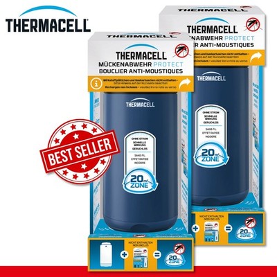 Thermacell 2x Mückenabwehr Proactive ohne Wirkstoff Camping Terrasse Outdoor