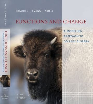 Functions and Change : A Modeling Approach to College Algebra Har