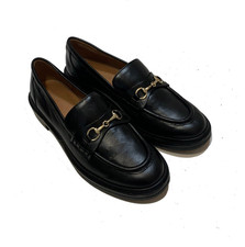 Madewell Leather Loafer Women's Size 7 Black shoes
