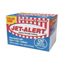 Jet-Alert Caffeine Regular Strength 120 Count 100 Mg