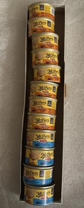 12 Cans Of Wet Cat Food Mr Purrs 4 Tuna + 8 Salmon Free Shipping
