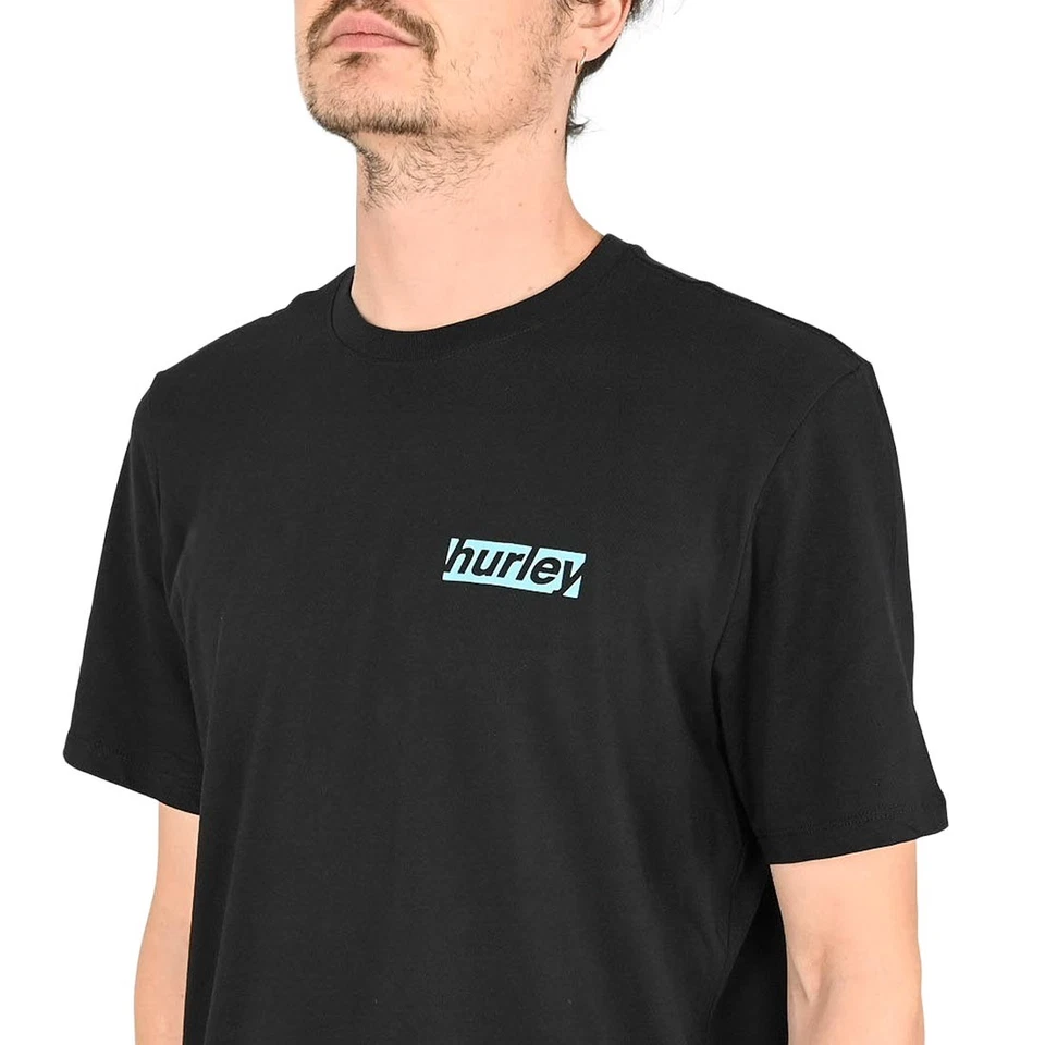 Camiseta Hurley Throwback Fill S/S - Negra - Imagen 4 de 4