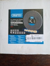 Image of Draper Aluminium Oxide Bench Grinding Wheel 200x25mm 60 Grit