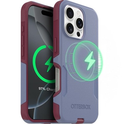 OtterBox Commuter MagSafe Case iPhone 16 Pro   Berry Seriously