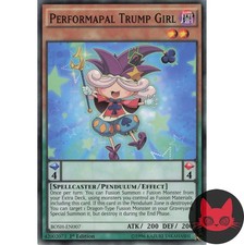 Yugioh Performapal Trump Girl BOSH-DE007 Common 1. Auflage NM