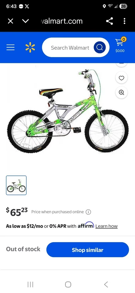 18 英寸车轮自行车男孩绿色浪涌赛车队 dynacraft bmx  — 第 4/4 张图片