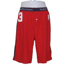 Polo Ralph Lauren Sleepwear, Pyjamashorts, Größe: L, Rot/Mehrfarbig #Jk8