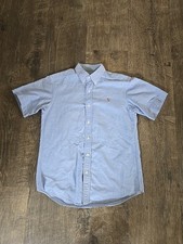 Ralph Lauren Polo Button Down Blue Classic Shirt Youth L