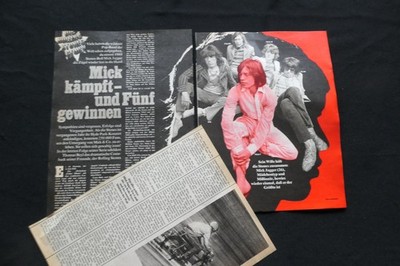 Mick Jagger...Bravo-Poster/Story...4 Seiten vom 5.10.1970