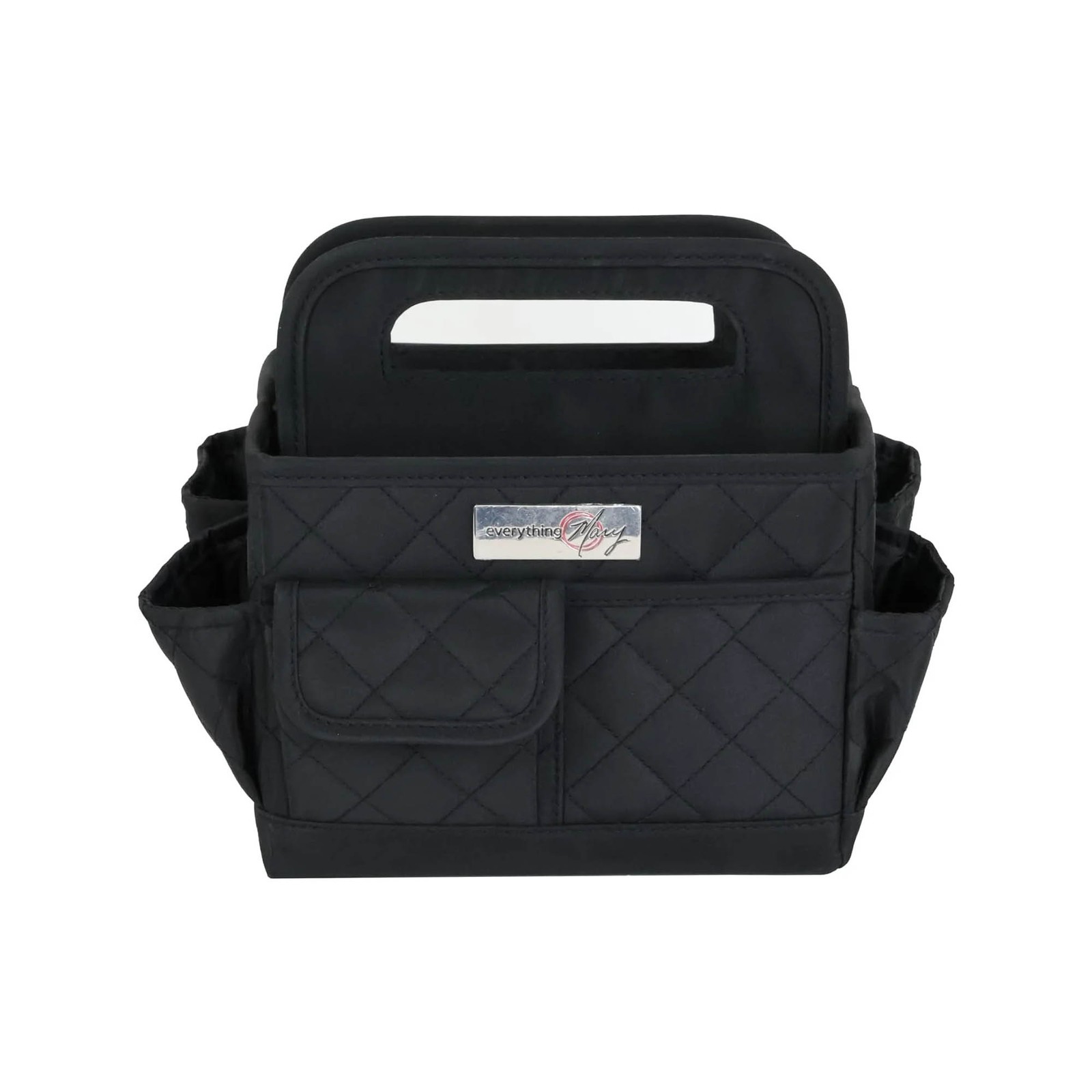 Everything Mary Collapsible Desktop Craft organiser, Black Quilted