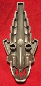 2006 LEGO BIONICLE Head Barraki Takadox Pearl Dark Gray 57551 Takanuva 8699