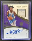 2017-18 Panini Immaculate De Aaron Fox Jersey RC Auto Autograph #/99 #108 Kings