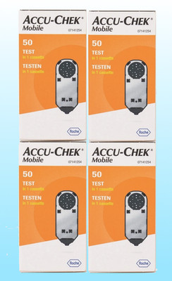 Accu-Chek Mobile Testkassetten 4x50 Tests NEU&OVP Verw. bis: 05/2023
