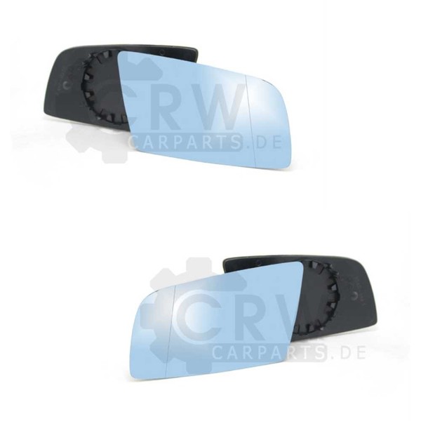 AußEnspiegelglas Set FüR BMW 5 E60 07/03- AsphäRisch GetöNt Beheizbar-image