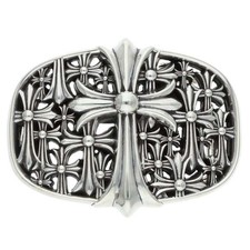 Chrome Hearts BUCKL 1.5 1.5 Cross Silver Buckle Silver 262.61g 719052