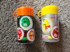 Vintage M&M’s Character Insulated Thermos - Yellow Orange Set of 2 — photo 1