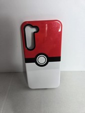 Case for Galaxy S23 Ultra - Anime Cartoon Kawaii Red White Ball Pattern Hard PC