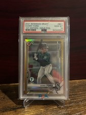 2021 Bowman Draft 1st Edition Harry Ford Gold 12/50 PSA 10 POP 3!!!