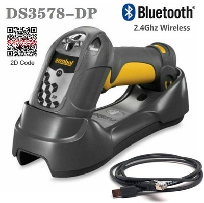 Symbol Motorola DS3578-DP Handheld 1D 2D Wireless Bluetooth Barcode Scanner USB