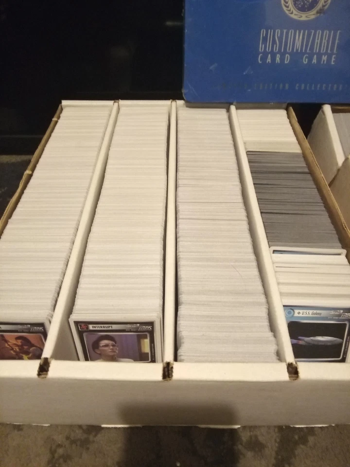 Star Trek CCG 1E ALL SETS Massive Collection Over 10,000 Card MUST SEE - Image 3 of 4