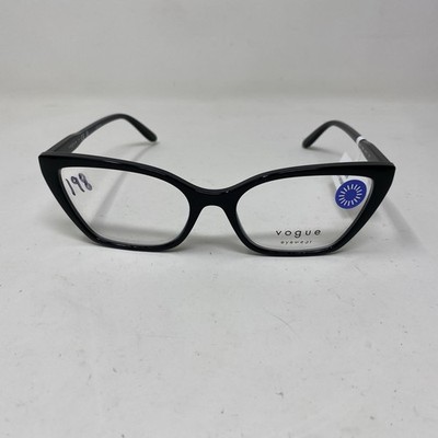 Vogue VO 5519 W44 54-17-140 Glossy Black Eyeglasses Frame EM36