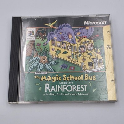 The Magic School Bus Explores The Rainforest Microsoft Windows 95 CD-ROM
