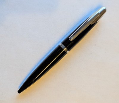 Alfred Dunhill AD 2000 Stardust Black Glitter Ballpoint Pen 4 Refills Excellent