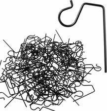 80 Pieces Christmas Gutter Lights Clips for Hanging Stainless Steel Guard Hook