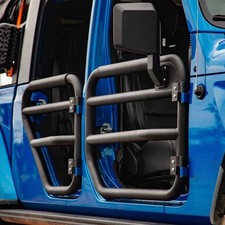 Heavy Duty Tube Door With Side Mirror For Jeep Wrangler Jl 18-26 Gladiator Jt