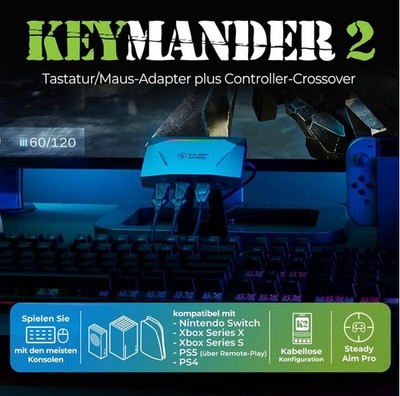 IOGEAR Kaliber KeyMander 2 - Maus-/Tastatur-Switch Adapter für Spielekonsolen