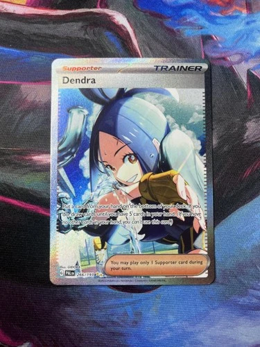 Pokemon TCG Dendra Card 266/193 Paldea Evolved Sir Holo NM