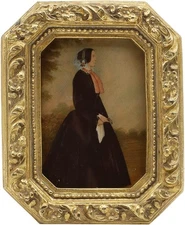 "2.5X3.5 Small Vintage Picture Frame, Mini Antique Ornate Gold Photo Frame "