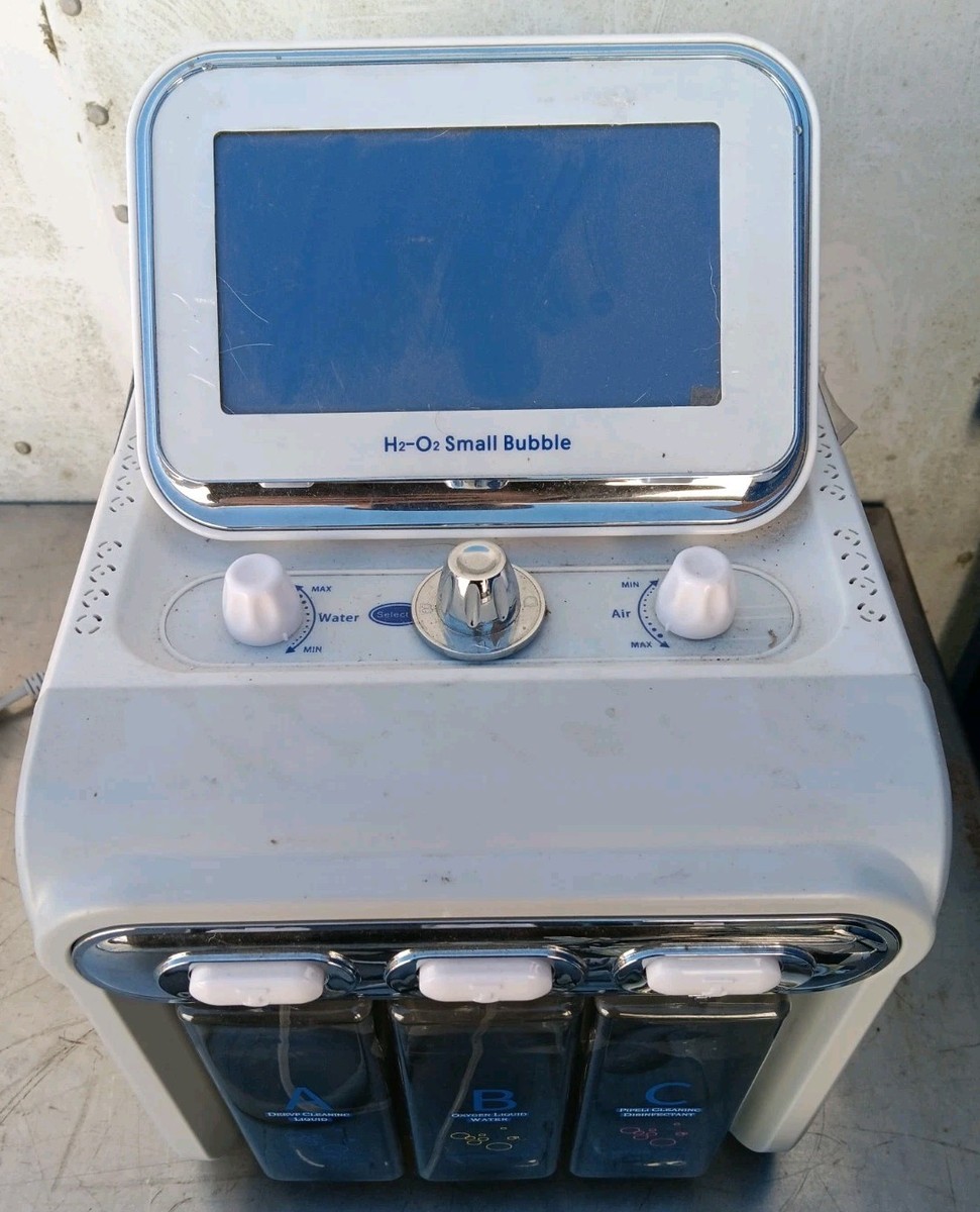H2-O2 Hydro Facial Machine Small Bubble Oxygen Water Dermabrasion