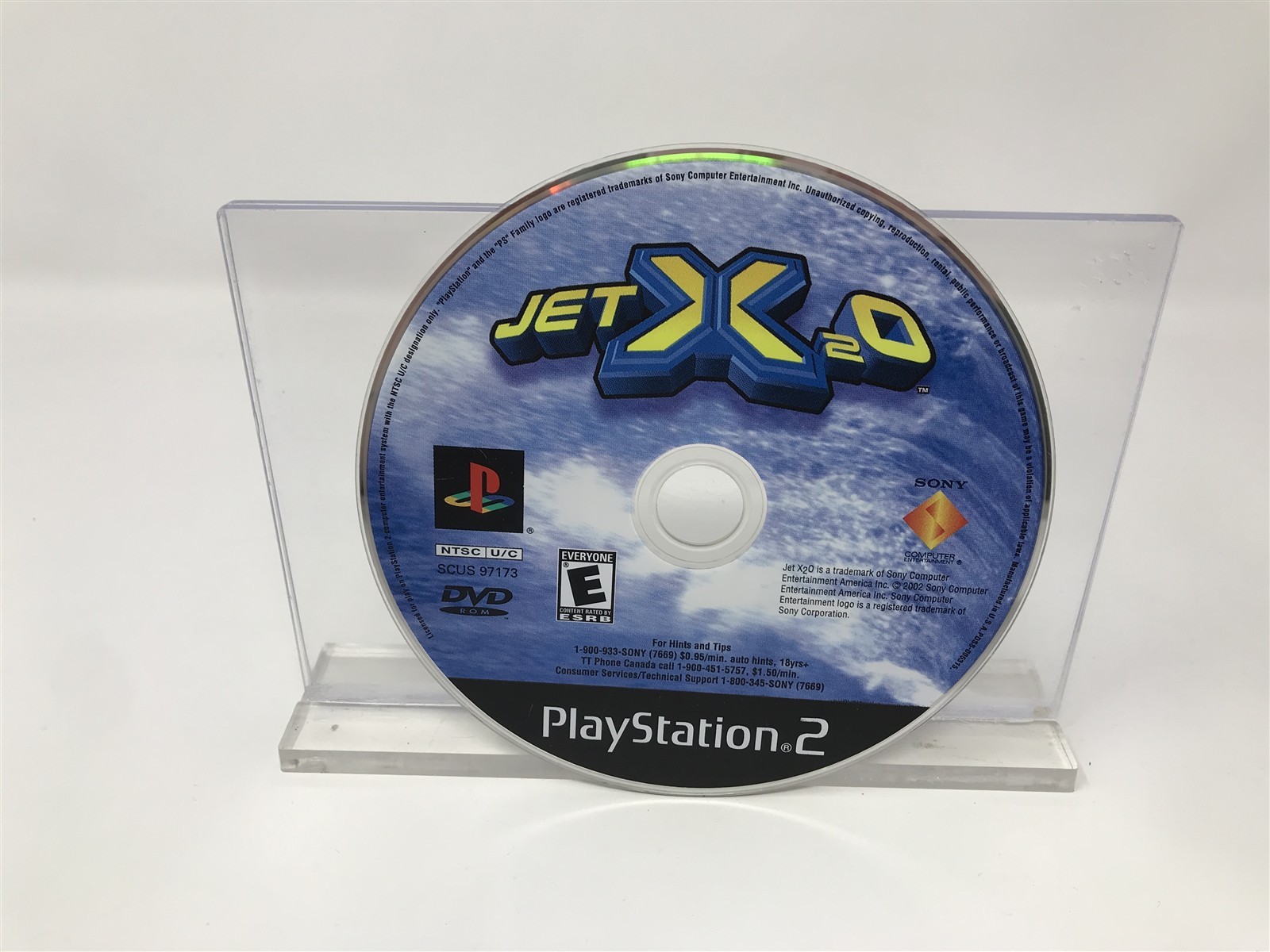 Jet X2O- Sony Playstation 2 PS2 - Game Disc Only !!