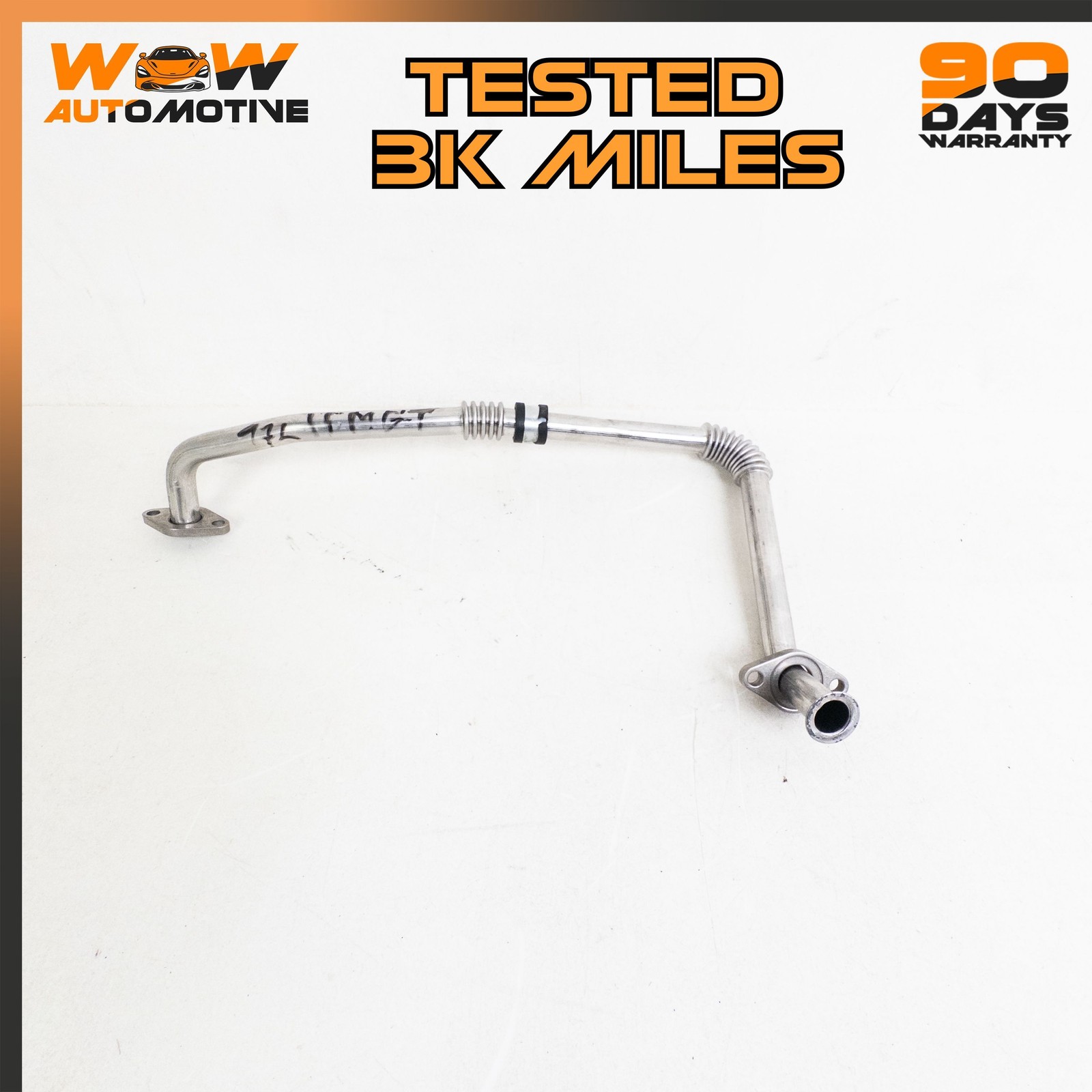 05-19 MASERATI GRANTURISMO LEFT AIR PUMP CHECK VALVE EGR PIPE LINE OEM